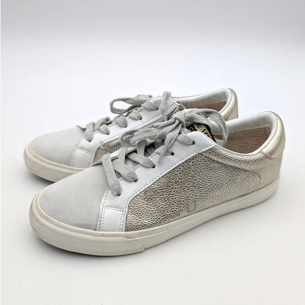 Vintage Havana Kids' Vita Sneaker Shoes Gold Pebbled Multi Size US5
